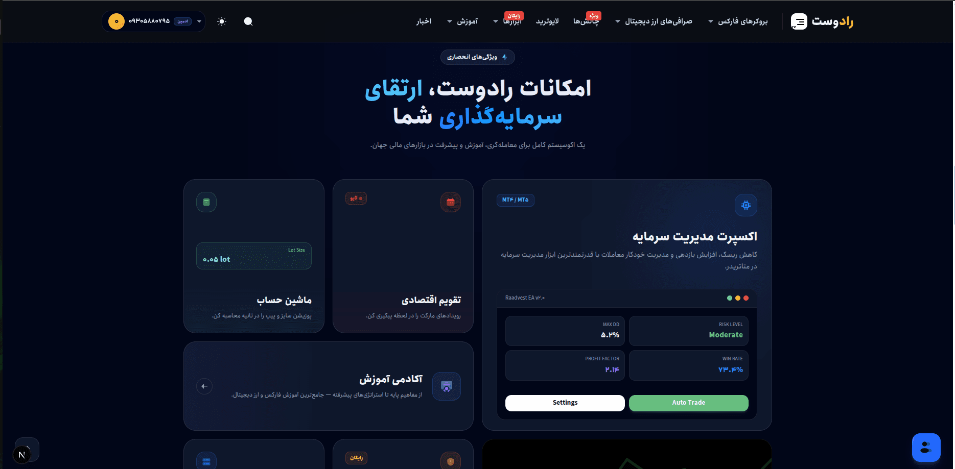 اکوسیستم ابزارهای معاملاتی